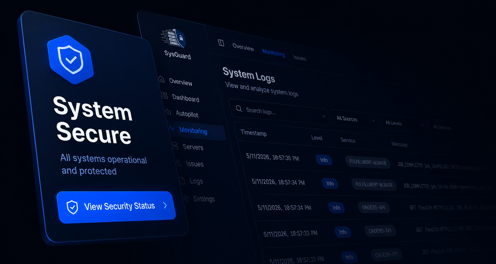 SysGuard log intelligence viewer